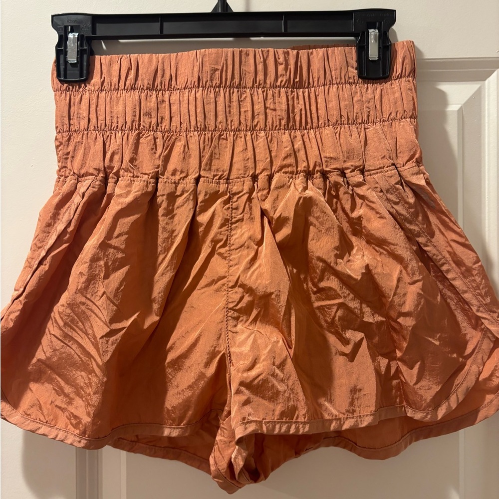 FREE PEOPLE THE WAY HOME SHORTS Women's Orange/ rusty peach Shorts